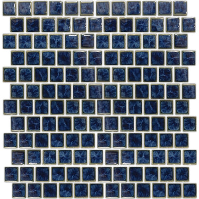 Sapphire, 1" x 1" | TNT-032 | Fujiwa Porcelain Pool Tile