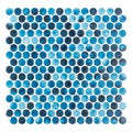 Sena, Penny Round Mosaic - Glass Tile