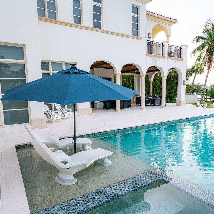 Shayz In-Pool Lounger With Optional Risers | Luxury Pool Lounge Chair