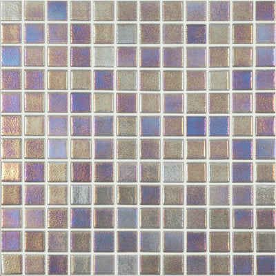 Shell Platinum Slip Resistant, 1" x 1" Glass Tile | Vidrepur Tile