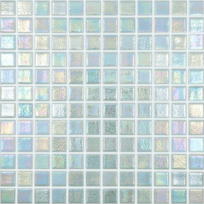 Shell Mystic Slip Resistant, 1" x 1" | Vidrepur Mosaic Pool Tile