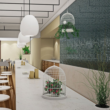 Smokey Matte Blue, 1" x 1" - Glass Tile