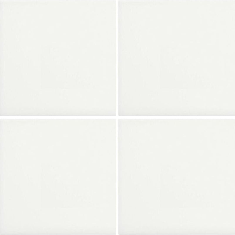 Soho Canvas White, 6" x 6" Ceramic Tile | Kitchen Backsplash Tile