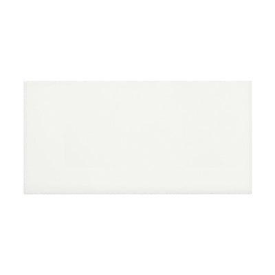 Soho Canvas White Matte, 3" x 6" Ceramic Tile | Backsplash Tile