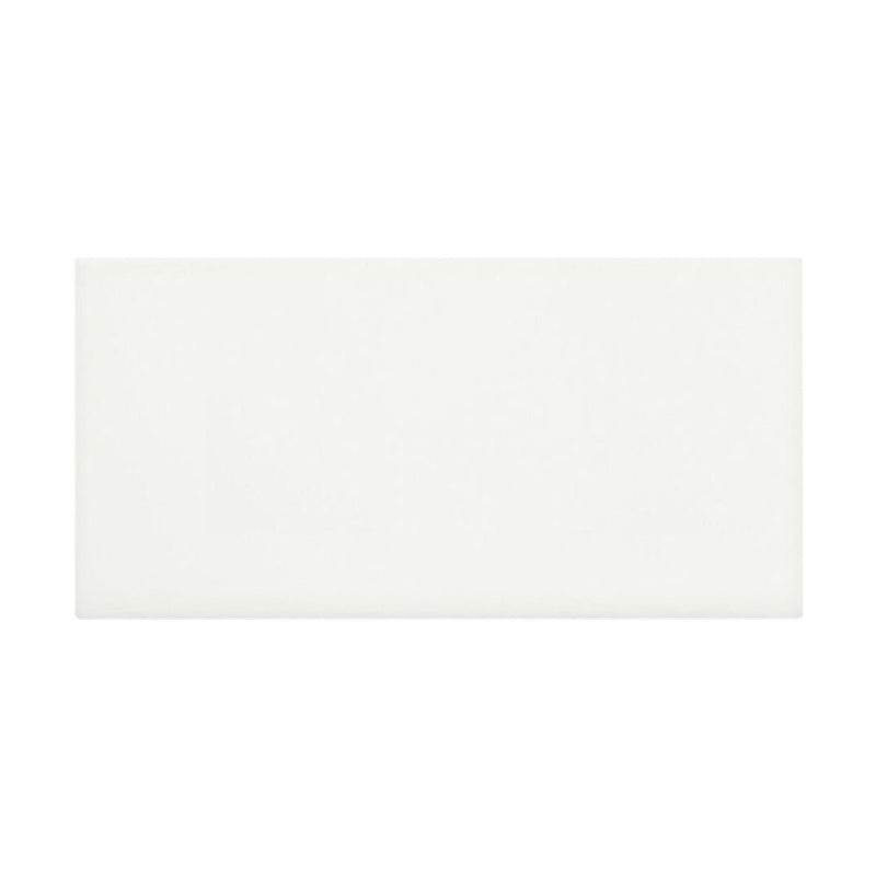 Soho Canvas White Matte, 3" x 6" Ceramic Tile | Backsplash Tile