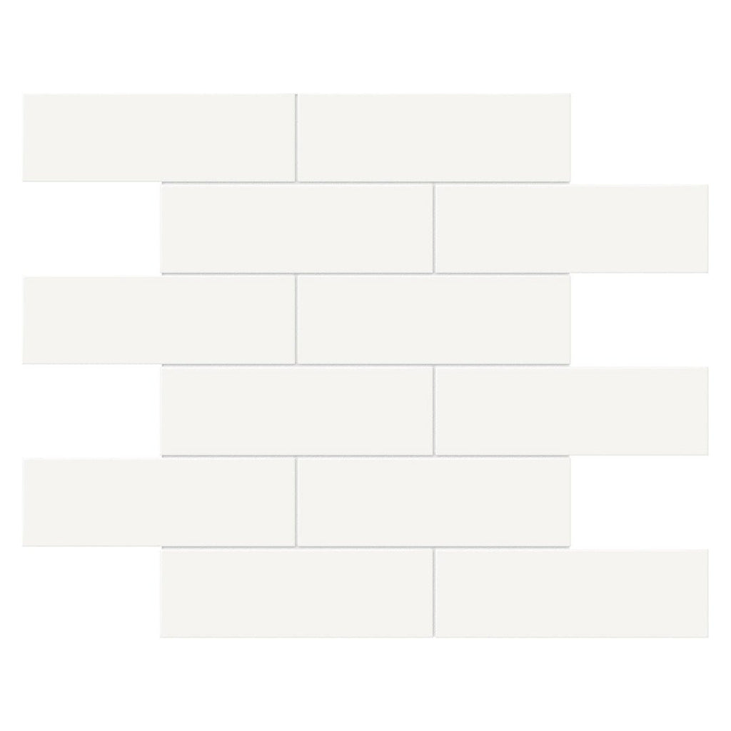 Soho Vintage Gray Matte Brick, 2" x 6" - Ceramic Tile for Kitchen Backsplashes