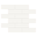 Soho Canvas White Matte Brick, 2" x 6" - Ceramic Tile