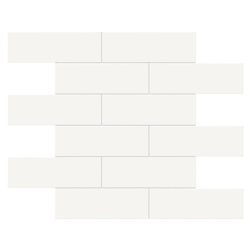 Soho Vintage Gray Matte Brick, 2" x 6" - Ceramic Tile for Kitchen Backsplashes