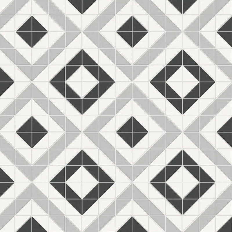 Soho Cubic Midnight Blend Ceramic Tile | Backsplash & Floor Tile