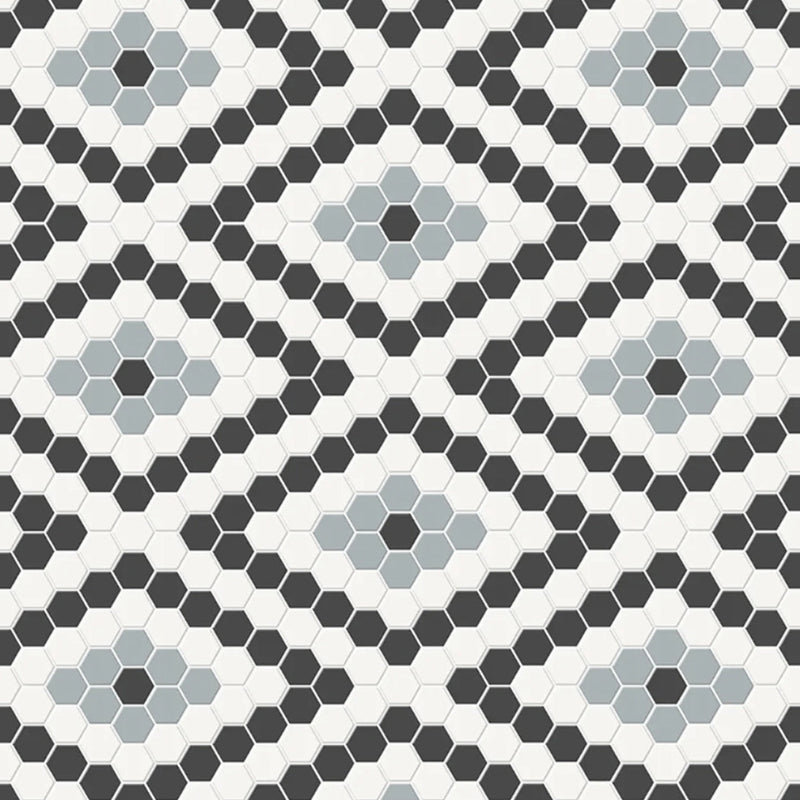 Soho Diamond Dawn Blend, Hexagon | Ceramic Tile for Floors & Walls