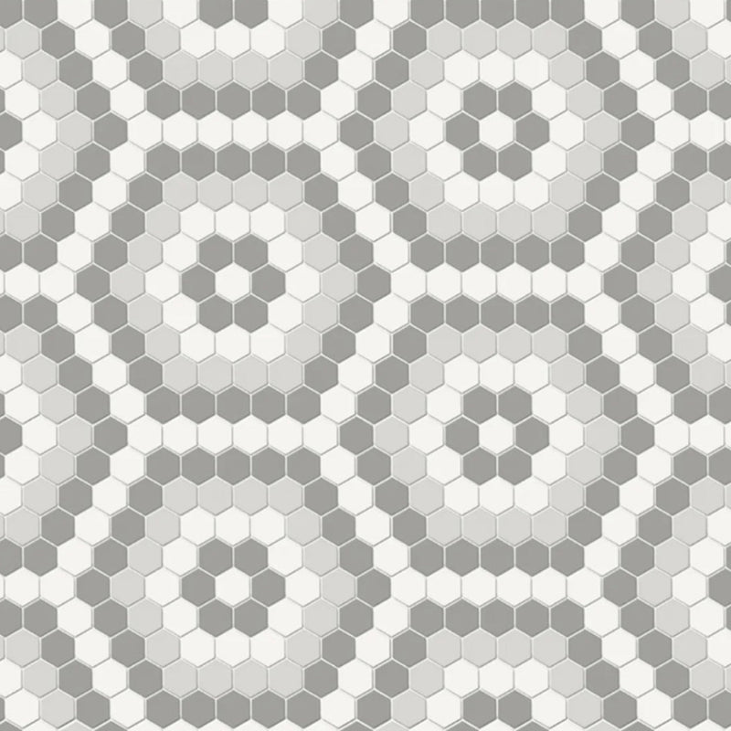 Soho Evening Blend, Hexagon | Ceramic Tile for Floors & Backsplashes