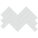 Soho Gallery Grey Glossy, 2" x 6" Herringbone - Ceramic Tile