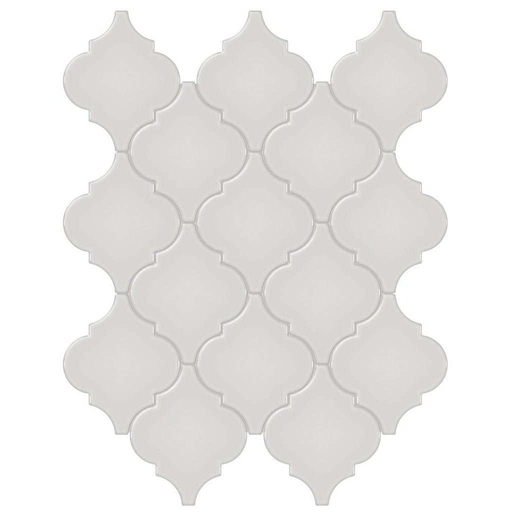 Soho Halo Grey, Arabesque | Ceramic Tile for Kitchens & Bathrooms