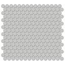 Soho Loft Grey Glossy, Penny Round - Ceramic Tile