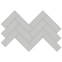 Soho Loft Grey Matte, 2" x 6" Herringbone - Ceramic Tile