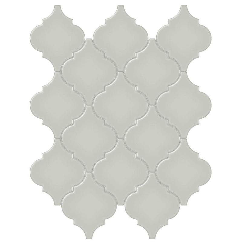 Soho Soft Sage, Arabesque | Ceramic Bathroom & Backsplash Tile