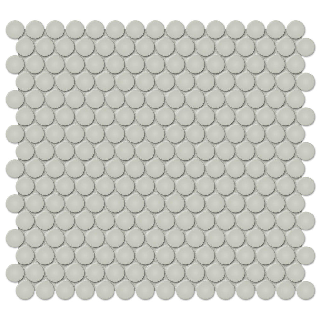 Soho Soft Sage Matte, Penny Round | Ceramic Kitchen & Bathroom Tile