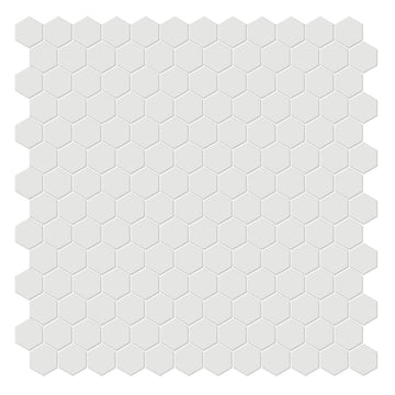 Soho Vintage Grey, 1" Hexagon Ceramic Tile | Kitchen & Bathroom Tile