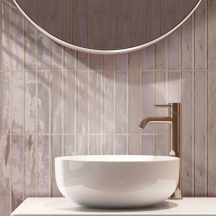 Stella Blush, 2" x 10" Ceramic Tile | Bathroom & Kitchen Tile