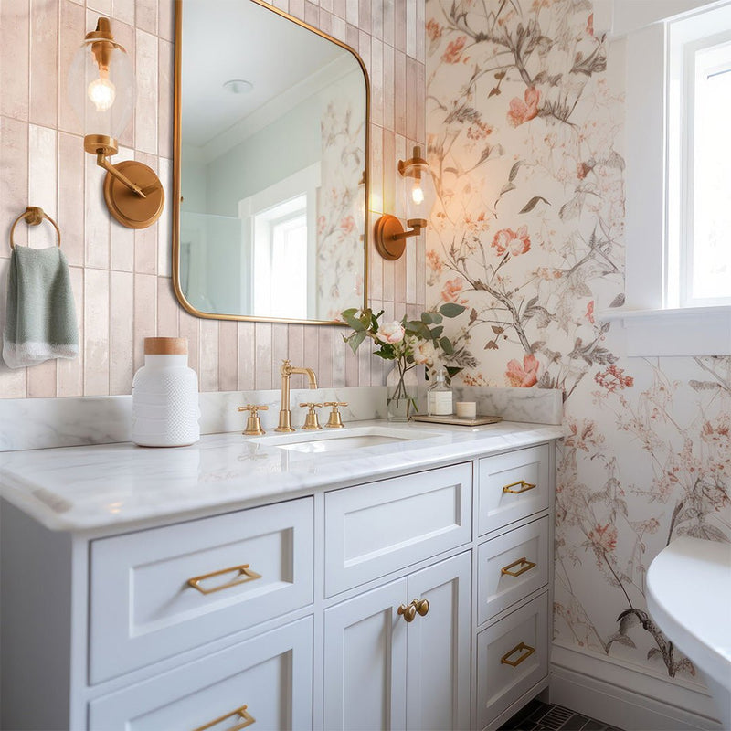Stella Blush, 2" x 10" Ceramic Tile | Bathroom & Kitchen Tile