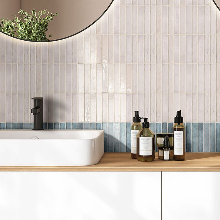 Stella Blush, 2" x 10" Ceramic Tile | Bathroom & Kitchen Tile