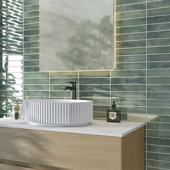 Stella Emerald, 2" x 10" Ceramic Tile | Bathroom & Kitchen Tile