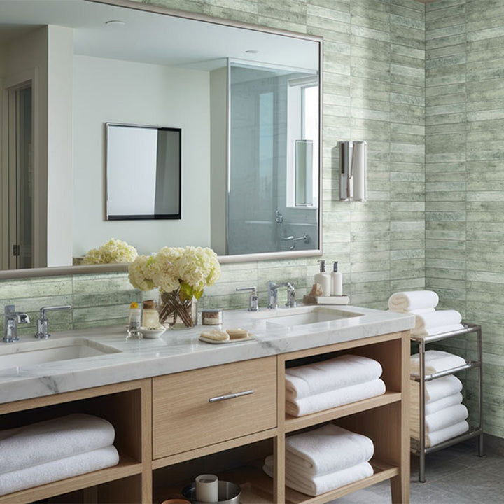 Stella Emerald, 2" x 10" Ceramic Tile | Bathroom & Kitchen Tile