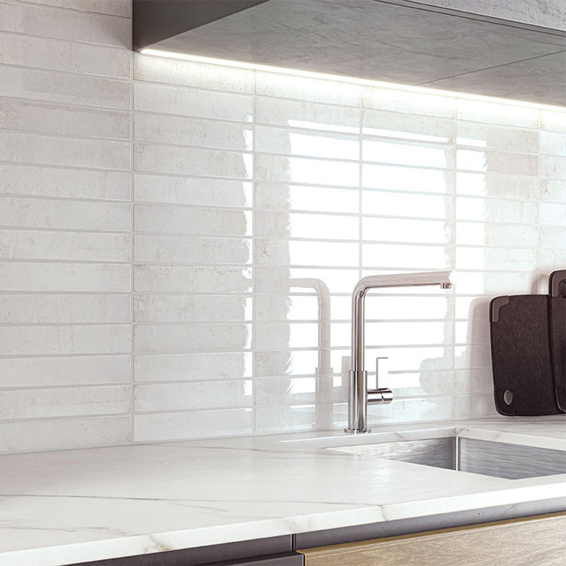 Stella Perla, 2" x 10" Ceramic Tile | Bathroom & Kitchen Tile