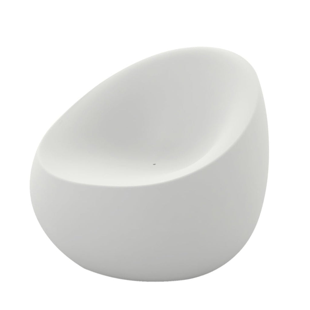 Stone Lounge Chair | Modern Patio Furniture - White