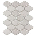 Structure Pewter, Diamond Mosaic - Ceramic Tile