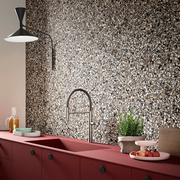 Nero Porcelain Tile by Studio Terrazzo