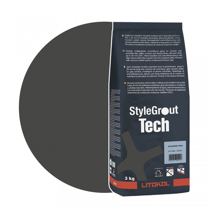 Style Grout Tech - Black 1 | Cementitious Tile Grout