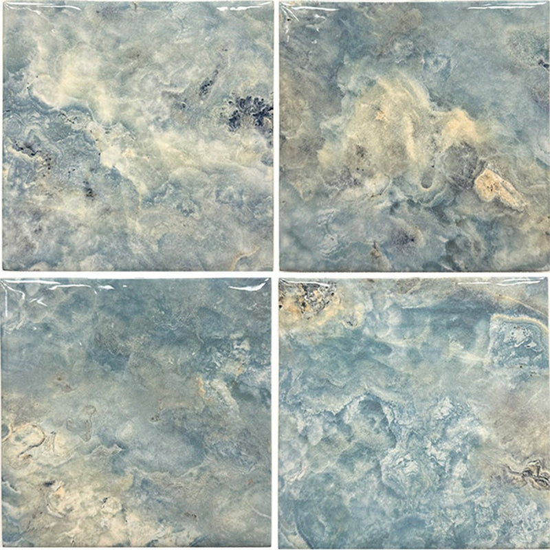 Sunset Blue, 6" x 6" | RIO-904 | Pool Waterline Tile