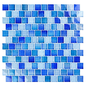 Surf, 1" x 1" Glass Tile | CW811B5 | Artistry in Mosaics