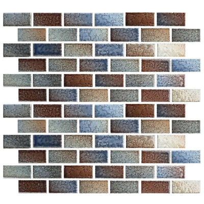 Tahoe, 7/8" x 1-7/8" | GLASSTEL-30 | Fujiwa Porcelain Pool Tile