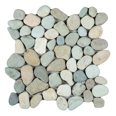 Taipei Green, Pebble Tile | Pebbles Series | Natural Stone Mosaics