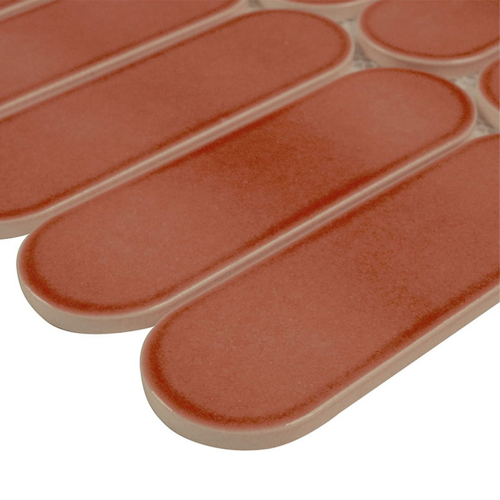Terra Glossy Ellipse Porcelain Tile for Kitchens and Bathrooms | MSI Porcelain Tile