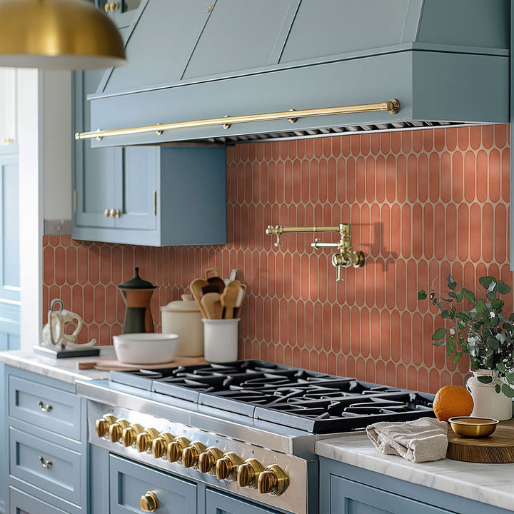 Terra Glossy Ellipse Porcelain Tile for Kitchens and Bathrooms | MSI Porcelain Tile