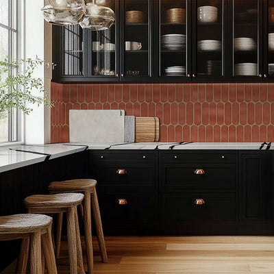 Terra Glossy Ellipse Porcelain Tile for Kitchens and Bathrooms | MSI Porcelain Tile