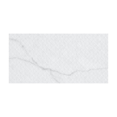 Terreno Glossy Marble Bloom, 12" x 24" Ceramic Tile | Wall Tile