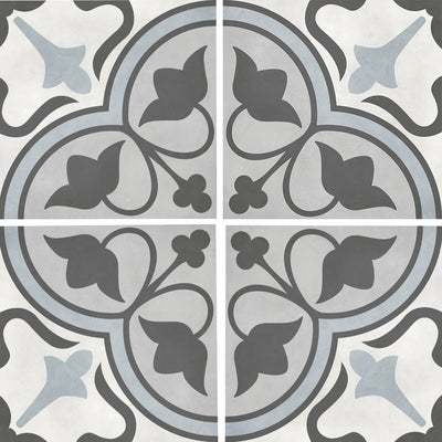 Tide Clover, 8" x 8" Porcelain Tile | ANAFORMTIDECLOV | IWT