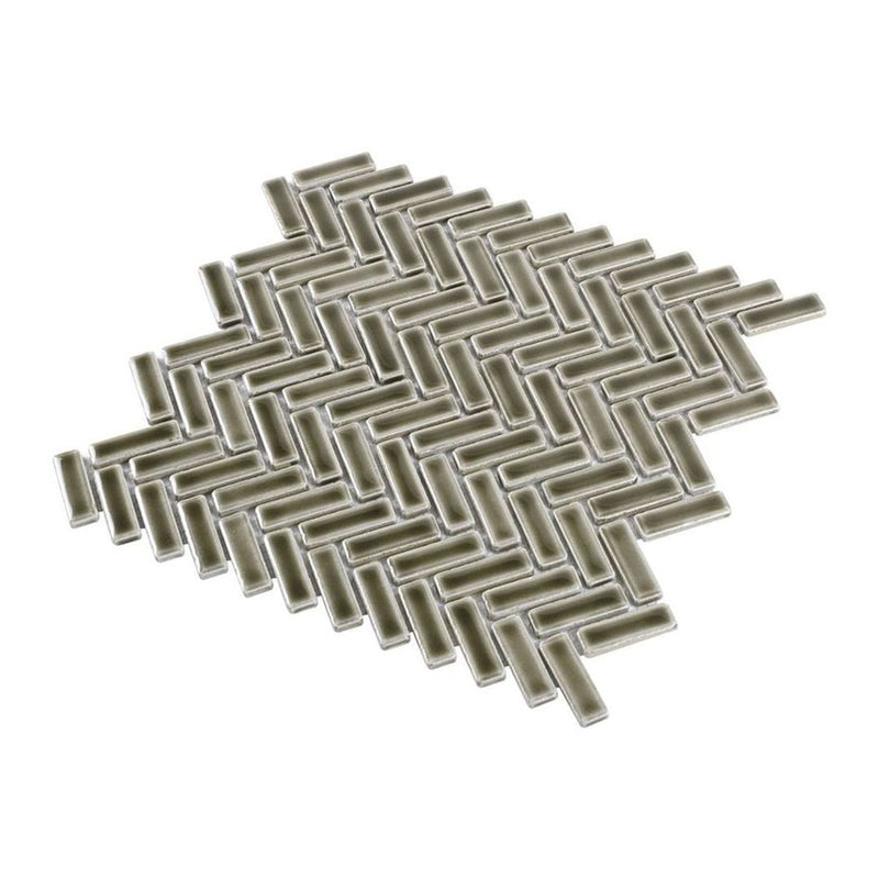 Tilt Plains, Herringbone | Anthology Ceramic Backsplash Tile