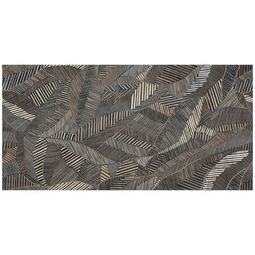 Tinsel Brown Leaf, 24" x 48" - Porcelain Tile