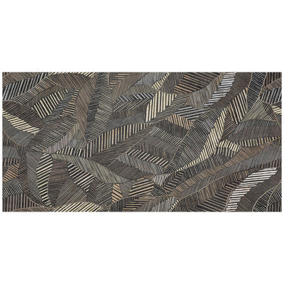 Tinsel Brown Leaf, 24" x 48" - Porcelain Tile