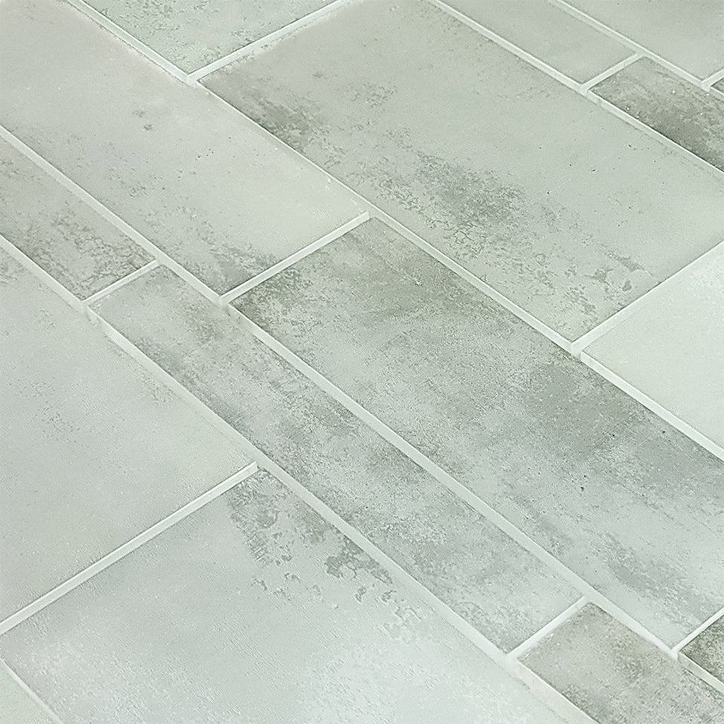Tumbled Gray, Mixed Glass Tile | Artistry in Mosaics Pool Tile