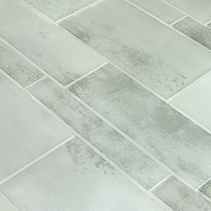 Tumbled Gray, Mixed Glass Tile | Artistry in Mosaics Pool Tile