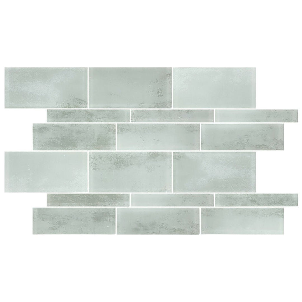 Tumbled Gray, Mixed Glass Tile | Artistry in Mosaics Pool Tile