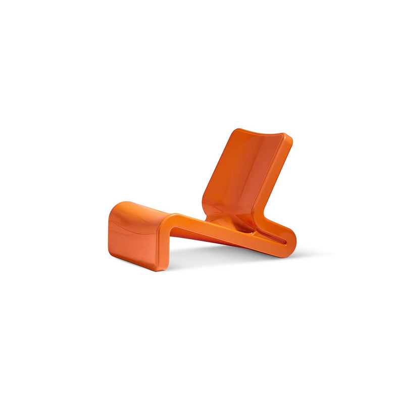 Tupelo Goods Line Chair | Patio & Pool Shelf Lounge Chair - Vintage Orange