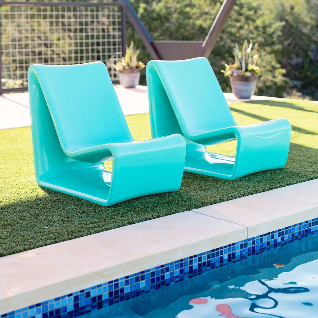 Tupelo Goods Loop Chair | Patio & Pool Shelf Lounge Chair