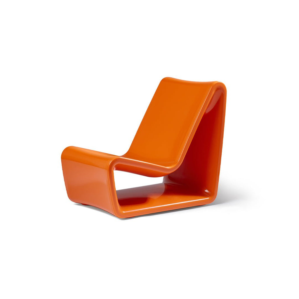 Tupelo Goods Loop Chair | Patio & Pool Shelf Lounge Chair - Vintage Orange